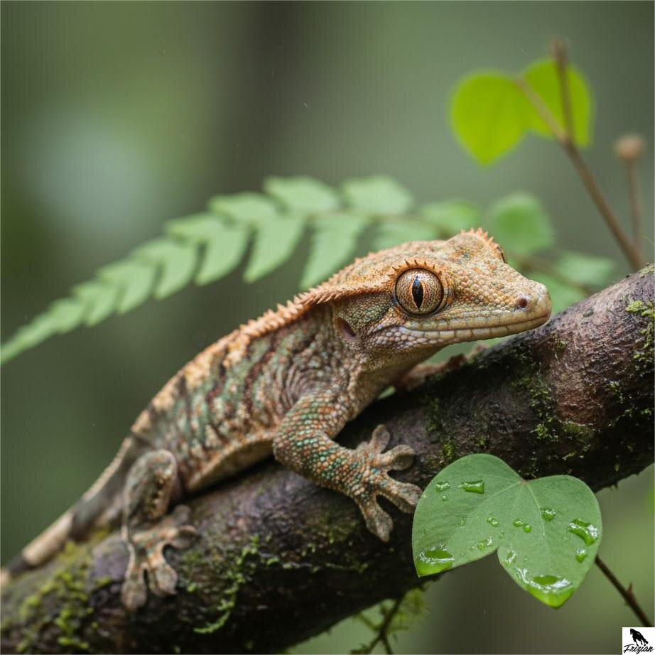 Gekon riasnatý (Correlophus ciliatus)