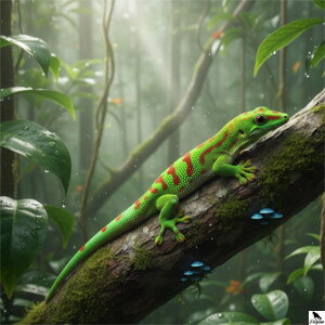 Madagaskarski gekon (Phelsuma madagascariensis)