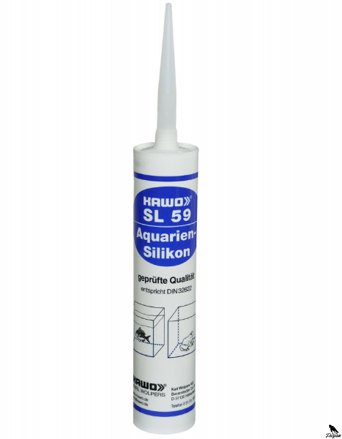 Silikonski akvarij SL59, 310ml prozirni