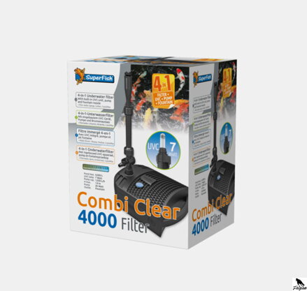 SUPERFISH CombiClear 4000 - Filter + UV + pump