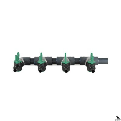 Reduktor razdjelnik 9 mm, 4 puta