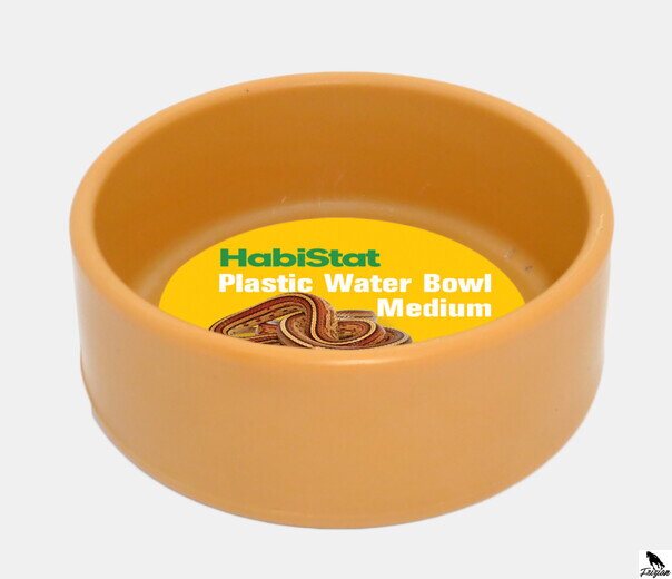 HABISTAT ROUND PLASTIC WATER BOWL L 13 X 13 X 4.5 CM
