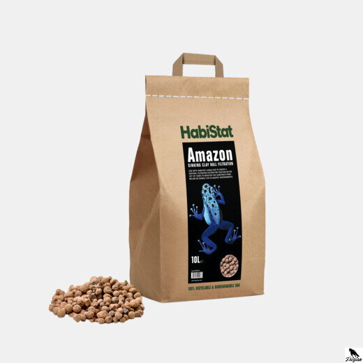 HABISTAT AMAZON PREPORUČUJE SREDNJI FILTER OD GLINENIH KUGLICA 10 LITARA.