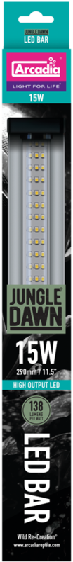 ARCADIA JUNGLE DAWN LED BAR 290MM 15 WATT