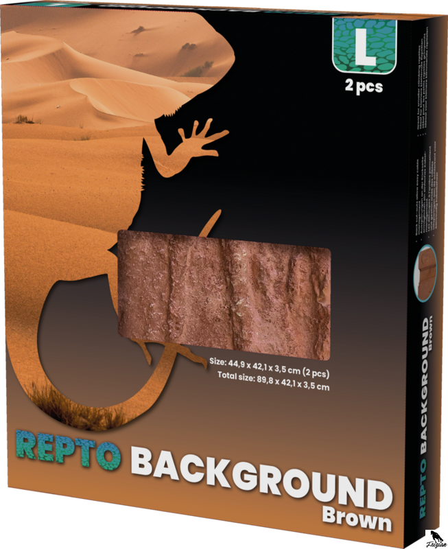 REPTO BACKGROUND BROWN 91x46x46