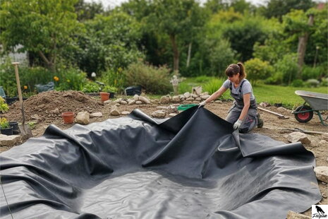 PVC fólie do záhradného jazierka