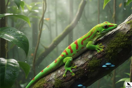 Felsuma madagaskarská (Phelsuma madagascariensis)