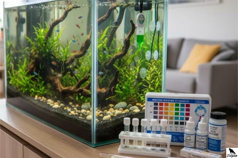 Merače, teplomery a testery v akváriu